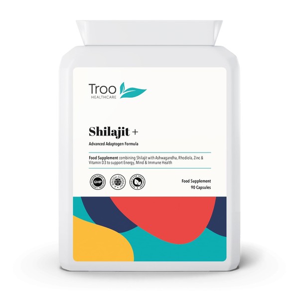 Shilajit Plus - Advanced Adaptogen Complex with Ashwagandha, Rhodiola &