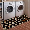 xuujdoppwul Happy Halloween Kitchen Rugs Set of 2,Spooky Ghost Kitchen