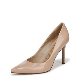 Sam Edelman Women's Hazel Pump, Beige Blush Patent Leather, 8