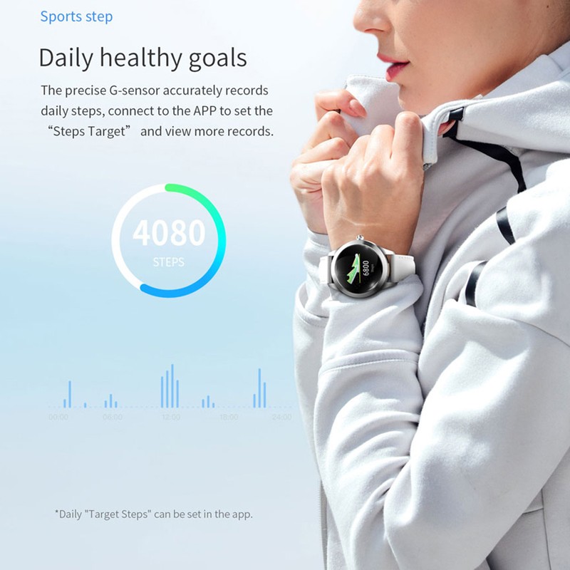 KW10 Ladies Smart Sports Watch Bracelet Round Screen Smart Monitoring
