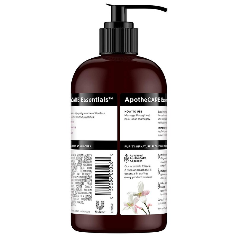 ApotheCARE Essentials Shampoo - The Mender - Coconut Milk, White