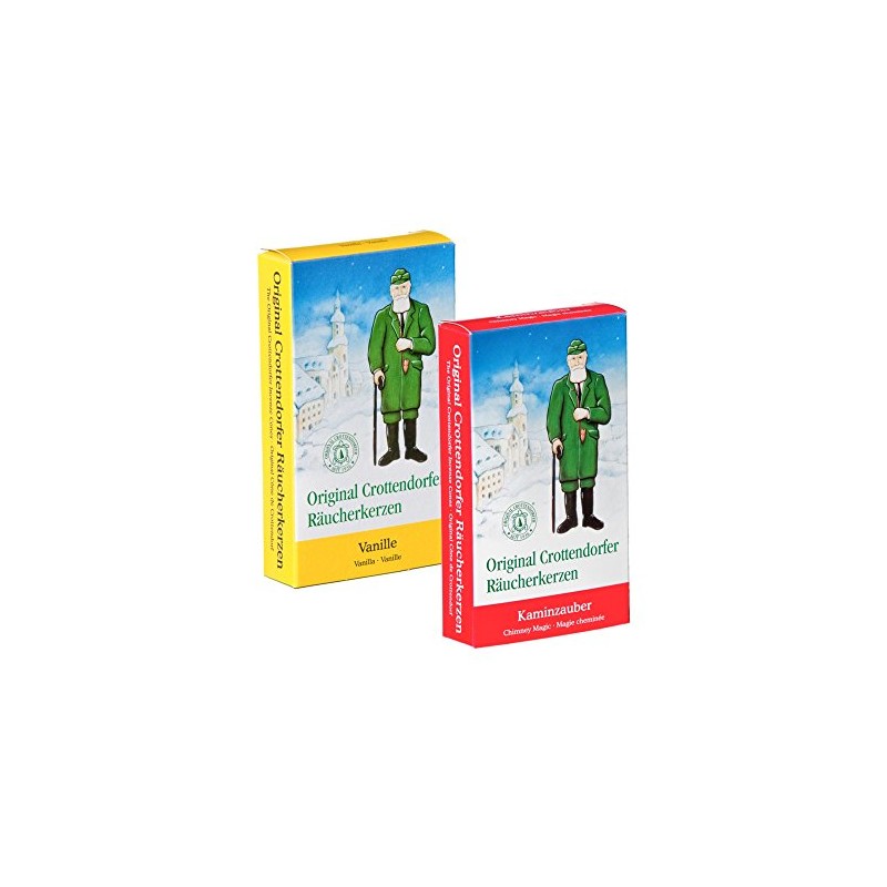Crottendorfer Räucherkerzen - Various Christmas fragrances in a set of