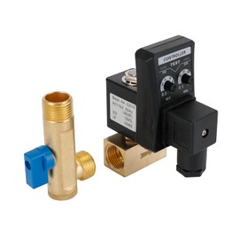 Topteng AC 220V 1/2" Automatic Electronic Timed Air Compressor Auto Drain Valve