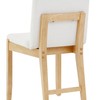 Nathan James Gracie Modern Upholstered Dining Room Chair with Cushion,