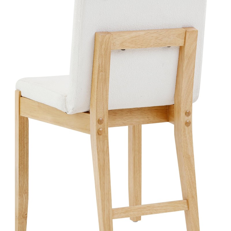 Nathan James Gracie Modern Upholstered Dining Room Chair with Cushion,