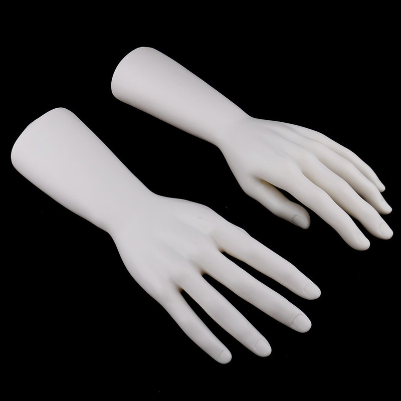 Baoblaze Decorative Hand Jewellery Holder Display Mannequin Hands 1 Pair