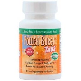 Pollen Burst Energy (SOD) & Endurance Without Caffeine - 60 Tabs - 2 Pack