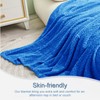 Exclusivo Mezcla Large Flannel Fleece Throw Blanket, 127x178 CM Sofa