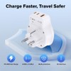 Maplin Worldwide Travel Adapter, 20W PD, 2 USB-C & 1
