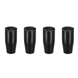 HARFINGTON Revolving Handle Grip, 4Pcs M6x36mm Female Thread Phenolic Handle Tapered Handle Insert Machine Handle for Industry Lathe Milling Replacement Parts