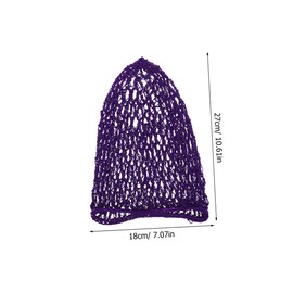 IWOWHERO Women Sleeping Mesh Hairnet Hair Wrap for Sleep Net Crocheted Sleep Cap for Long Hair