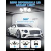 HAPYLUMI LED Garage Light 200W, 2 Pack 20000LM Bright Garage