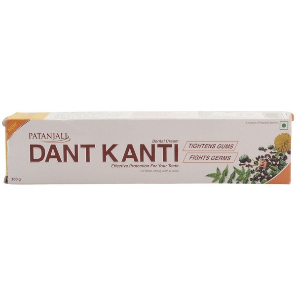 12 Tubes Patanjali 200grams Dant Kanti Toothpaste Swami Ramdev Dental Cream