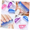 Hohopeti 12pcs Fingernail Brush with Handle Grip Manicure Cleaning Tools