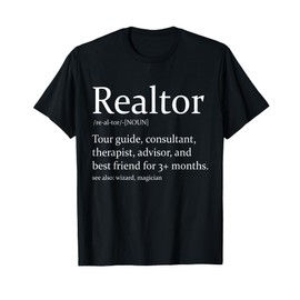 Funny Real Estate Agent, Realtor Definition T-Shirt
