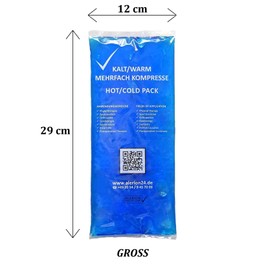 12 x 29 cm Cold / Warm Compresses ## Quantities + Sizes Self-Combine ## with 9 x 16 cm or 13 x 14 cm – Cooling Compresses Cooling Pad Cold Compresses Cooling Pads Multiple Compresses Gel Compresses