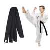 COYUN 1 x 220 cm Black Taekwondo Belt, Judo Belt,