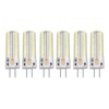 6Pcs GY6.35 LED Bulb 7W AC DC12V 700lm 72 LEDs