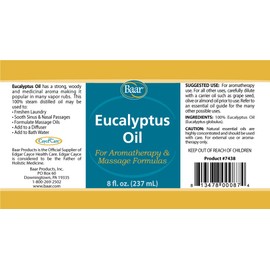 Baar Eucalyptus Oil, 8 Ounces