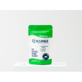 Change Toothpaste Tablets – Spearmint | 65 Natural Toothpaste Tabs for Kids and Adults | Travel and Eco Friendly | Fluoride, SLS Free | 1-Month Supply