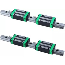 HGR 선형 레일 가이드 2PCS HGR15 HGR15-7.87인치(200mm) 슬라이드 4PCS HGH15CA 베어링 블록 포함 [200mm] Linear Rail Guide 2PCS HGR15 HGR15-7.87 inch (200mm) Slide with 4PCS HGH15CA Bearing Blocks Included [200mm]