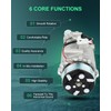 SCITOO AC Compressor Fit for Acura TSX 2.4L 2009 2010