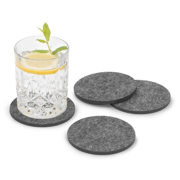 Filu Felt Coasters Square Pack of 8 Assorted Colours