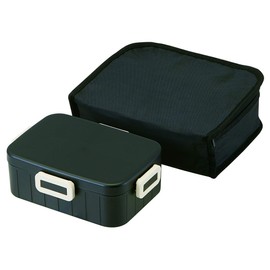 Next Style YZFL7 Lunch Box, 4-Point Lock, 1 Tier, Includes Cooler Bag, 20.3 fl oz (600 ml), Made in Japan