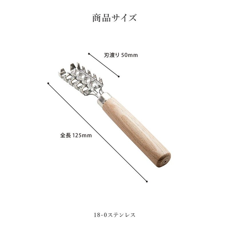 Styleneo Scale Remover, Made in Japan, Wooden Handle ST Total