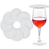 8 Pieces Stainless Steel Drink Covers Wine Glass Cover Mesh