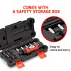 RIMKOLO 1/4" Drive Torque Screwdriver Wrench Set, 36-Piece 10 to