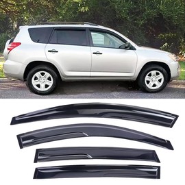 Side Car Window Visors Rain Guards for 2006-2012 Toyota RAV4 XA30 Wind Deflectors Vent Window Shades