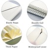 Shulaner A6 Small Spiral Notebook Lined, 80 Sheet Lined Paper