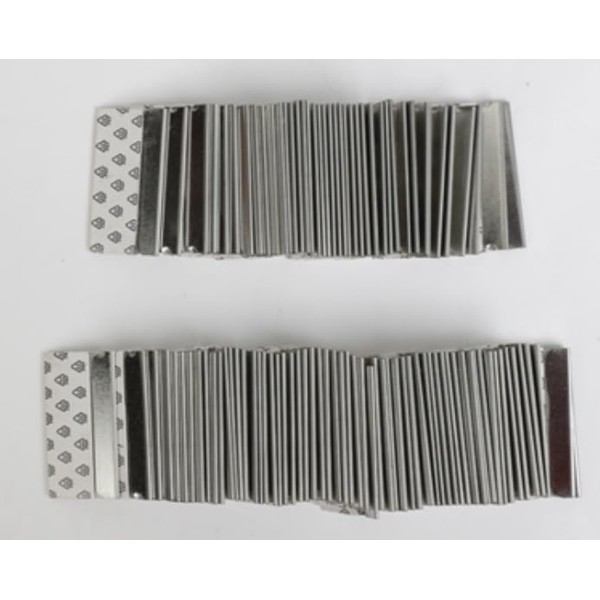 100 Count 65MN .012 Single Edge Steel Razor Blades -