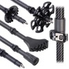 Speeron Anti-shock Hiking Poles: 2 Pairs Telescopic Hiking Poles Carbon