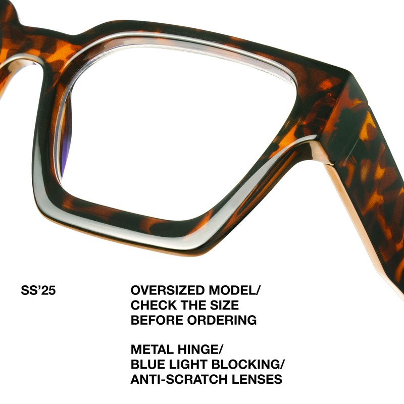 livho Oversized up to 99% Blue Light Blocking Glasses for