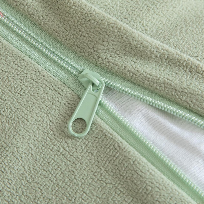 Yaertun Set of 2 Cushion Covers, Teddy Wool Faux Fur,