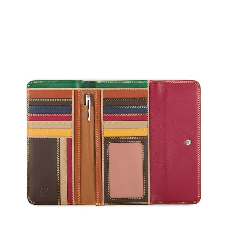 mywalit Bosco 269 174 Three Door Zip Wallet - Multi-Colour,