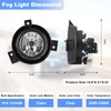 ROXX Fog Lights Assembly Fit for 2001 2002 2003 Ford