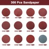 Windspeed 300+8 Pcs Sanding Discs Pad Kit, 2 Inch Die