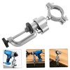SHINEOFI 1Pc Electric Drill Bracket Holder Rotating Vise Stand for