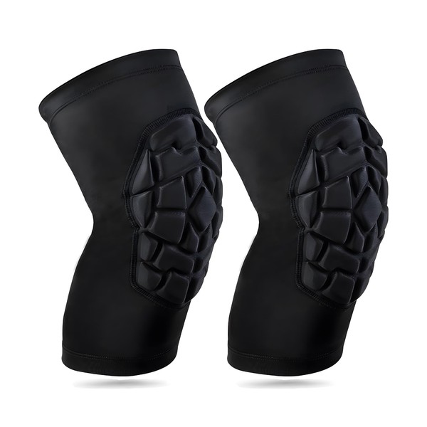 ExcellaElite Knee Pads Work Black Volleyball Knee Pads Size L