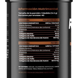 Mezcla De Colágeno Proteína En Polvo 40 Porciones Get Ripped Sabor Chocolate