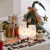 Lasumora Snowflake Christmas Candles with 6H Timer, Battery Operated Candles,