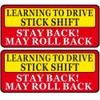 Student Driver Sticker,Learning to Drive Stick Shift Stay Back May