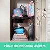 LockerMate Adjust-A-Shelf Locker Shelf & Organizer, Extends to Fit Your