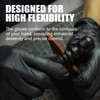 Epecnic 6 Mil Black Nitrile Gloves, Disposable Latex-Free Heavy Duty