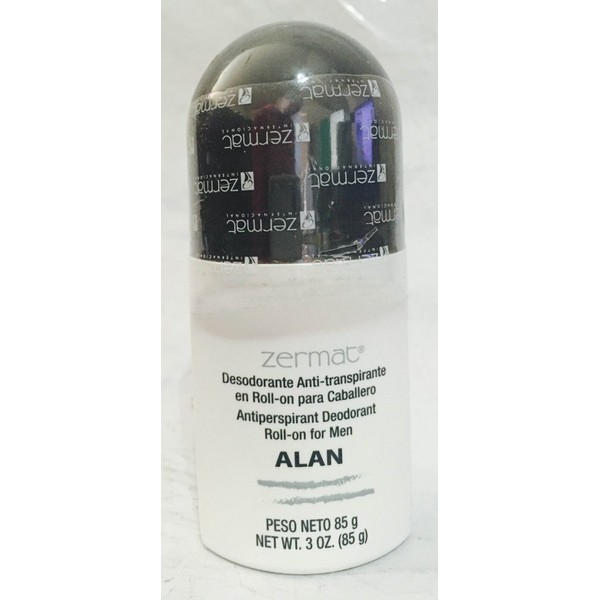 Zermat Alan Roll-on Deodorant for Men 3 oz