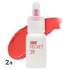 Peripera Ink The Velvet Lip Tint, 039 Sunshine Alert, 2 pcs / 페리페라 잉크 더 벨벳 립틴트, 039 햇살주의보, 2개