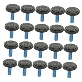 TEHAUX 2sets Adjustable Furniture Levelers Table Leg Leveling Feet for Chairs Sofas Cabinets Swing and Stable Support 20pcs*2